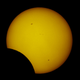 Illustration for article titled A Double Solar Eclipse, with the Silhouettes of the Moon and the International Space Station